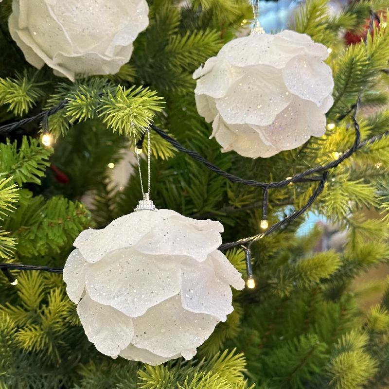 Trang Trí Noel Bộ trang trí Noel: Bóng bông tuyết, hoàn hảo cho không gian