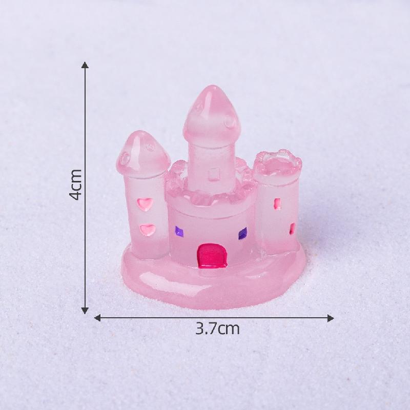 微景观创意梦幻星星月亮城堡蛋糕烘焙 DIY装饰配件迷你桌面小摆件