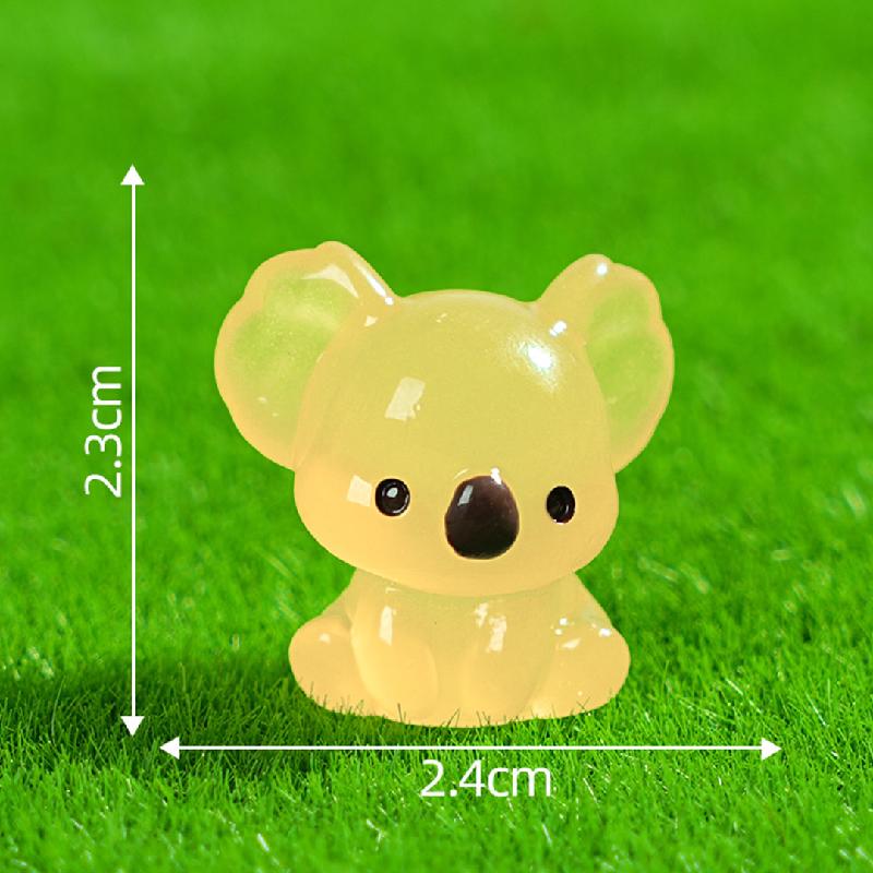 Tiểu cảnh koala phát sáng DIY, phụ kiện tiểu cảnh mini bàn treo đáng yêu, cute (ZC-1042)