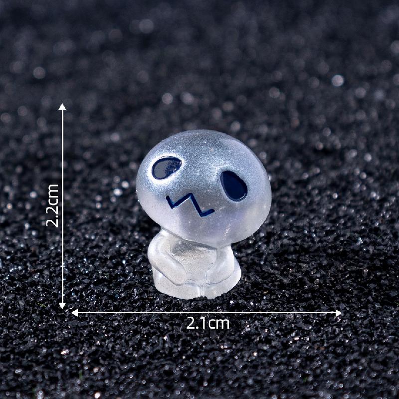Tiểu cảnh alien mini phát sáng DIY, phụ kiện tiểu cảnh mini resin treo bàn garden cute (ZC-1404)