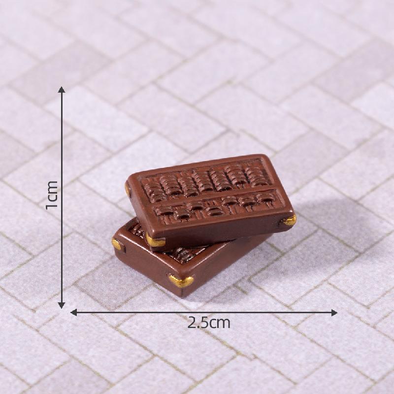 Tiểu cảnh TV cổ điển, nội thất búp bê DIY, phụ kiện bàn tiểu cảnh mini phong cách vintage (ZC-262)