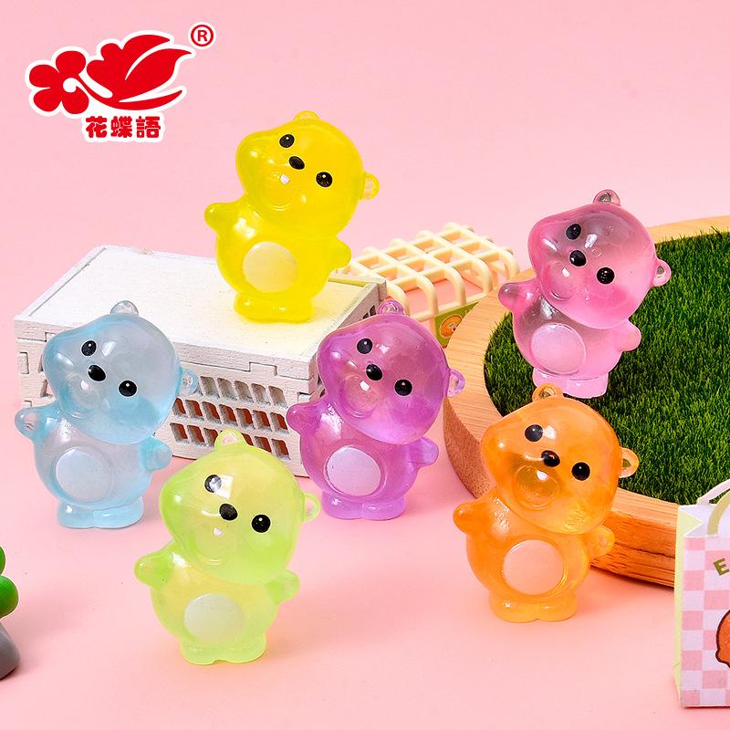 Phụ Kiện Nhỏ Xinh Hải ly phát sáng resin mini, tiểu cảnh, blind box, trang trí xe (NX-603)