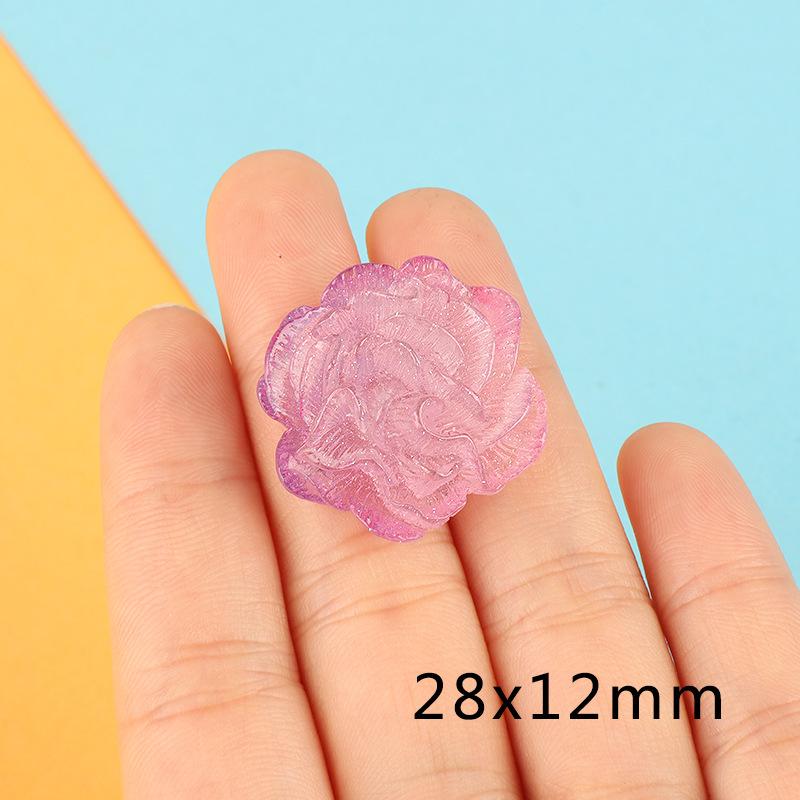 Charm hoa trà phát sáng DIY trang trí điện thoại (FF-478)