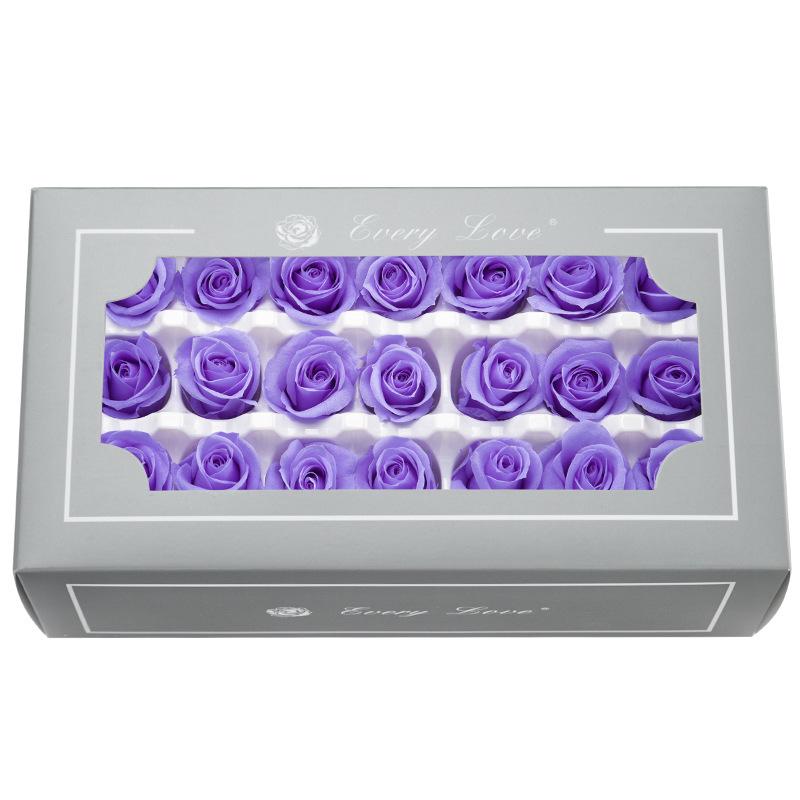 Hoa khô trang trí Hoa hồng vĩnh cửu 2–3cm 21 bông DIY bó hoa quà tặng hoa khô (HK-2)