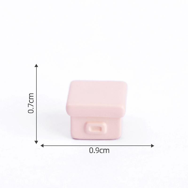 Tiểu cảnh phòng ngủ màu hồng dễ thương, búp bê DIY, phụ kiện bàn mini tiểu cảnh (ZC-170)