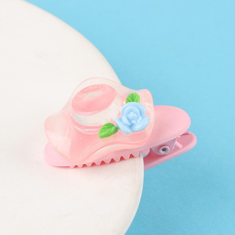 卡通夜光帽子手工DIY奶油胶手机壳饰品树脂配件材料批发