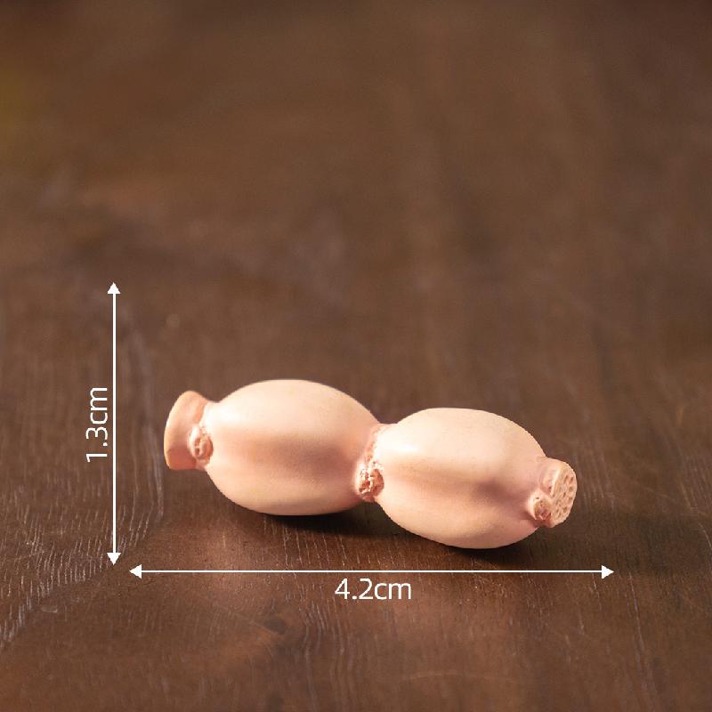 Tiểu cảnh bí ngô, ớt giả ăn được DIY, kẹp tóc, phụ kiện tiểu cảnh mini (ZC-681)