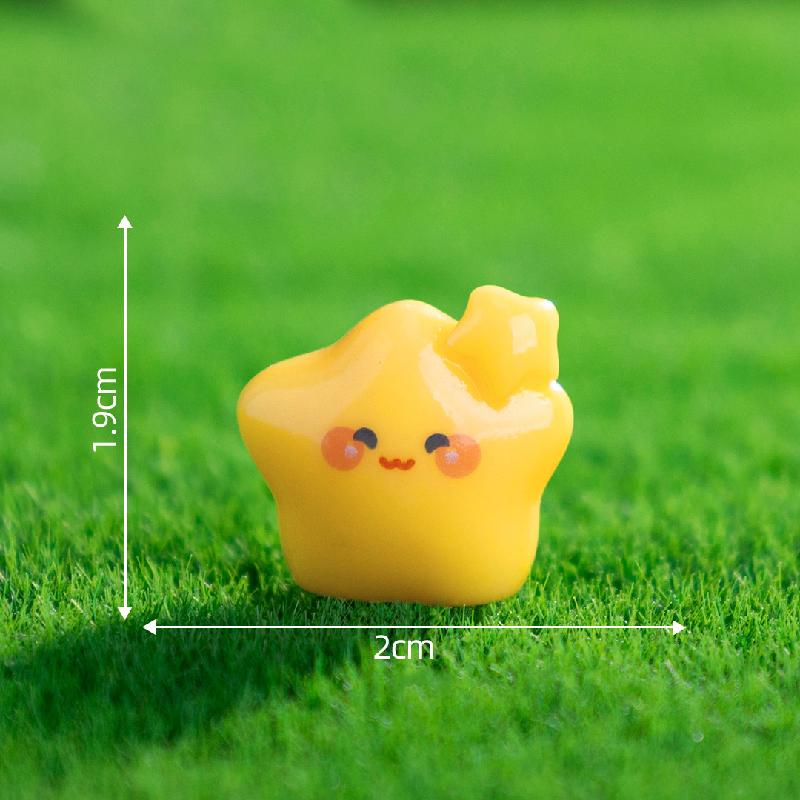 Tiểu cảnh phát sáng, thiên thần nhỏ, sao vàng, DIY, phụ kiện treo mini tiểu cảnh bàn (ZC-134)