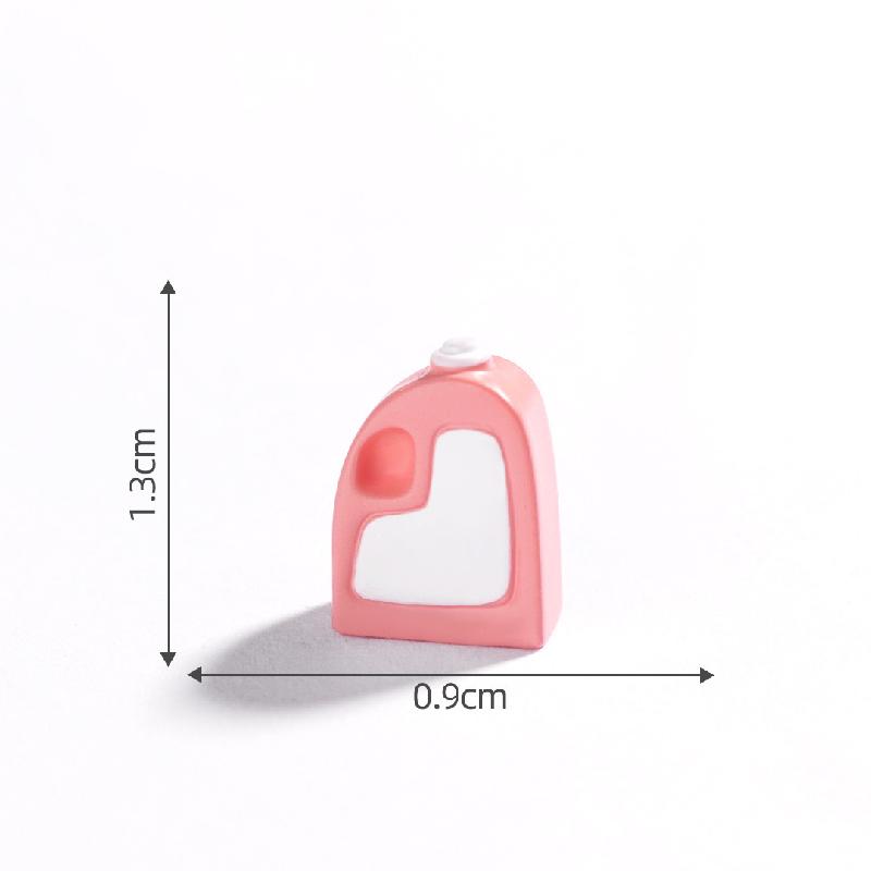 Tiểu cảnh phòng tắm hồng dễ thương, búp bê DIY, phụ kiện bàn tiểu cảnh mini (ZC-350)