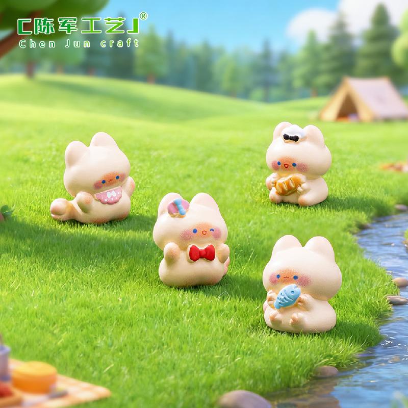 Mèo Xiêm mũm mĩm mini trang trí nhà búp bê (PK-711)