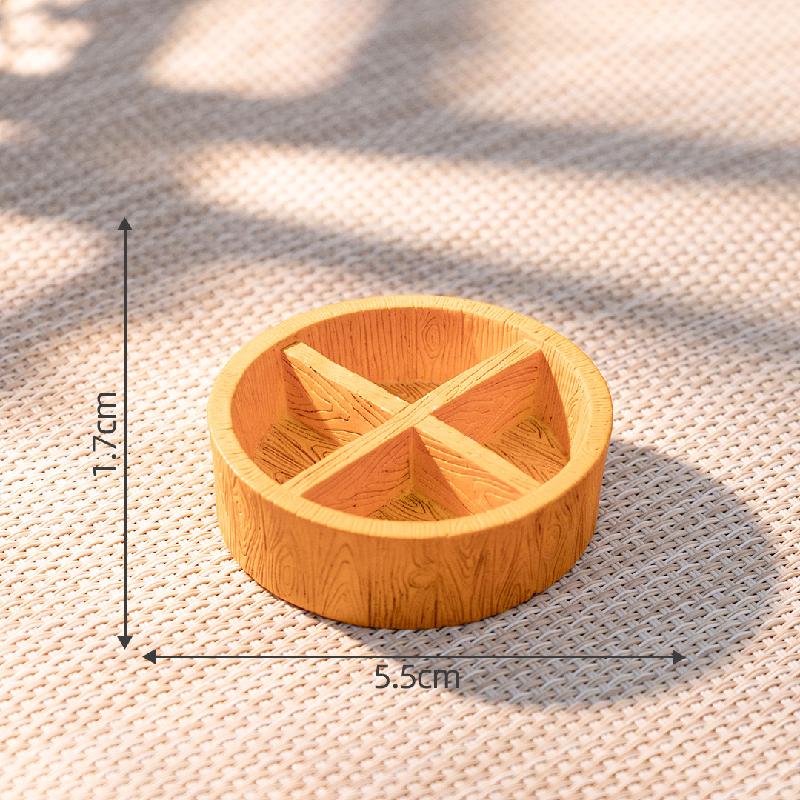 Hộp thức ăn cổ phong mini, búp bê DIY, phụ kiện tiểu cảnh bàn nhỏ xinh dễ thương (ZC-20)