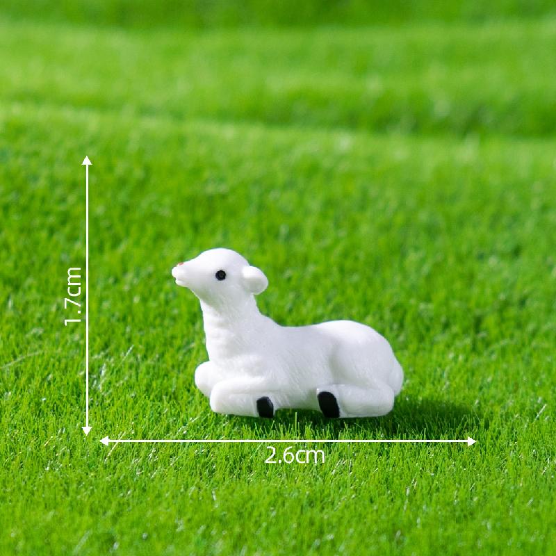 Tiểu cảnh nông trại: bò, cừu, DIY, phụ kiện bàn tiểu cảnh mini đồng quê nhỏ xinh (ZC-157)