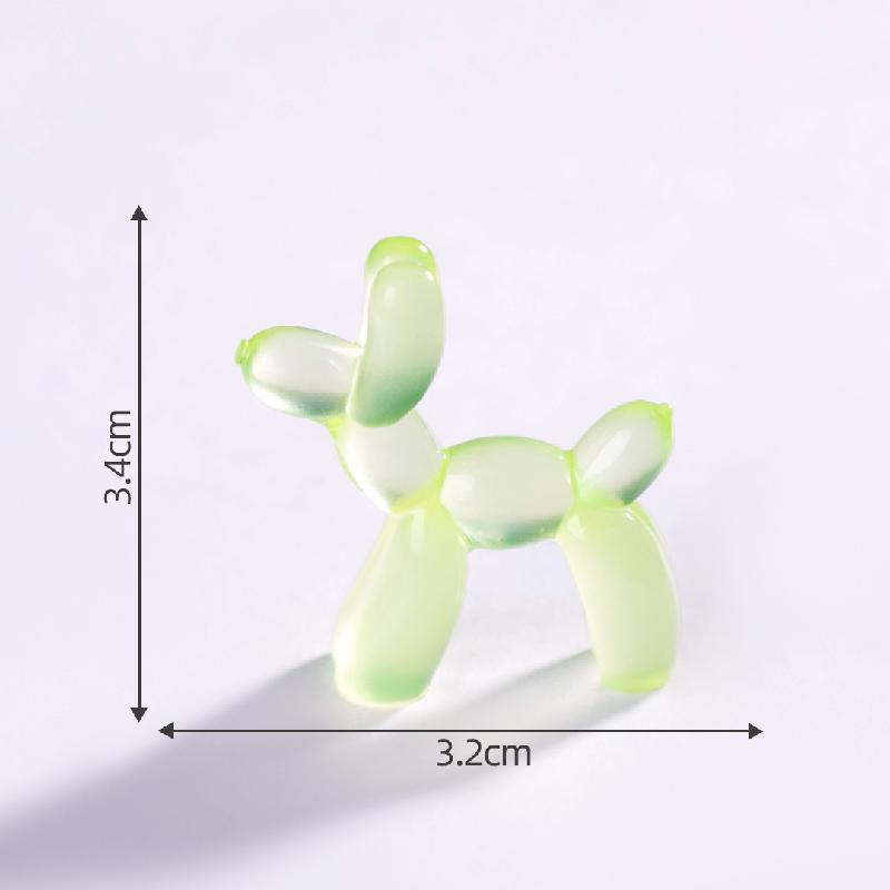 Tiểu cảnh bóng bay cún phát sáng DIY, phụ kiện tiểu cảnh mini treo bàn garden cute (ZC-1129)