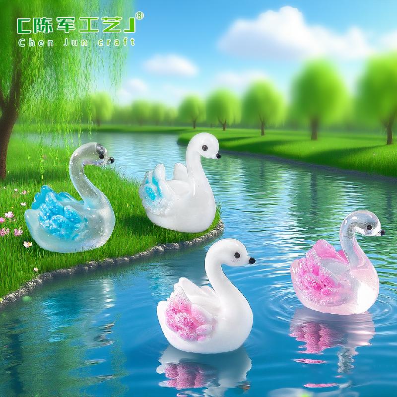Thiên Nga Trắng Mini Trang Trí Tiểu Cảnh (PK-110)