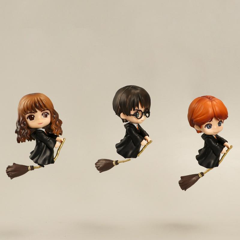 6 bộ đồ chơi Potter: ngựa cắt cỏ, phù thủy, Hermione, Ron, làm bánh và trang trí. ZZ-752