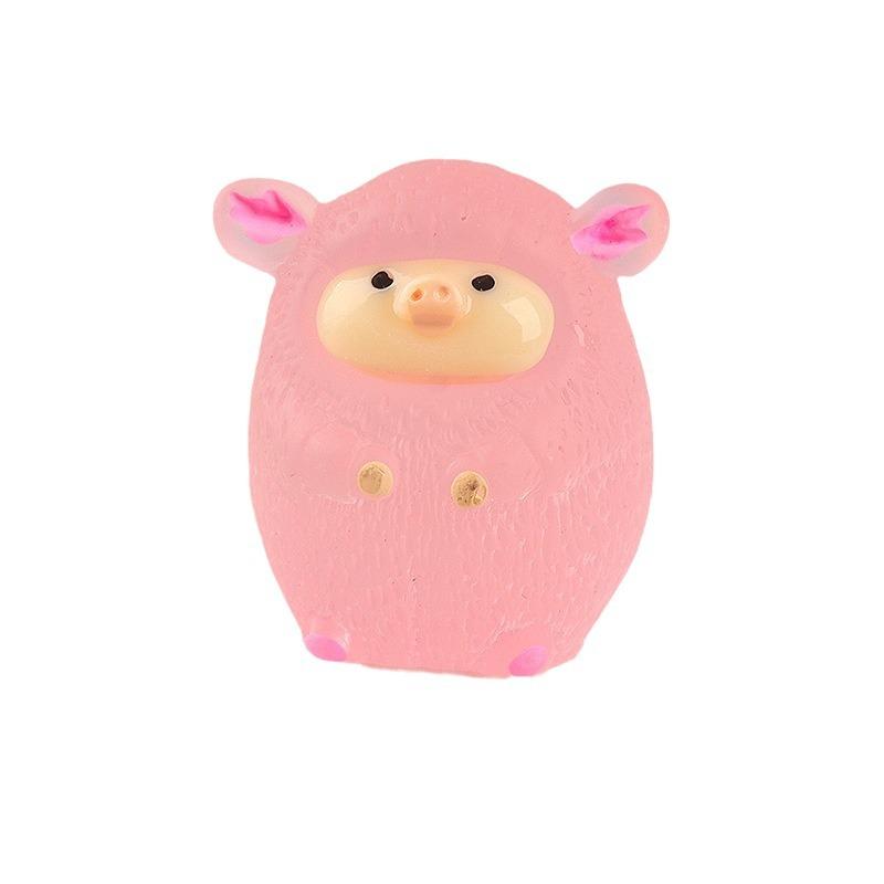 Charm heo phát sáng DIY trang trí vỏ điện thoại (FF-259)