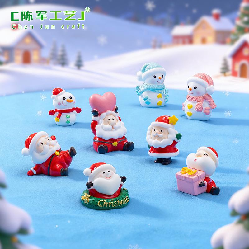 Tiểu cảnh Noel, ông già Noel, người tuyết cho quả cầu (ZC-79)