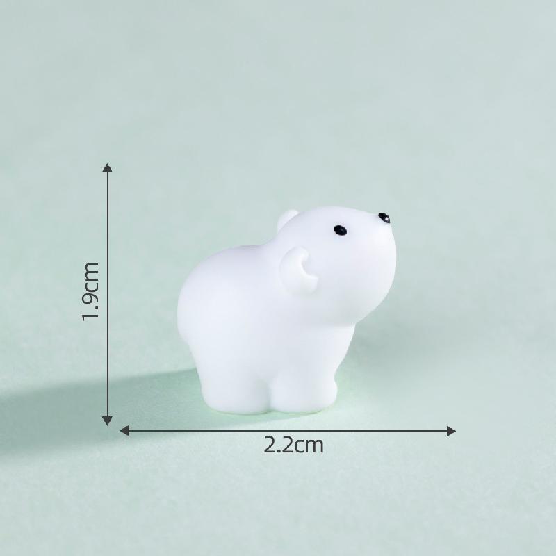 Tiểu cảnh ếch cá sấu tê giác DIY, phụ kiện tiểu cảnh mini bàn đáng yêu, cute (ZC-906)