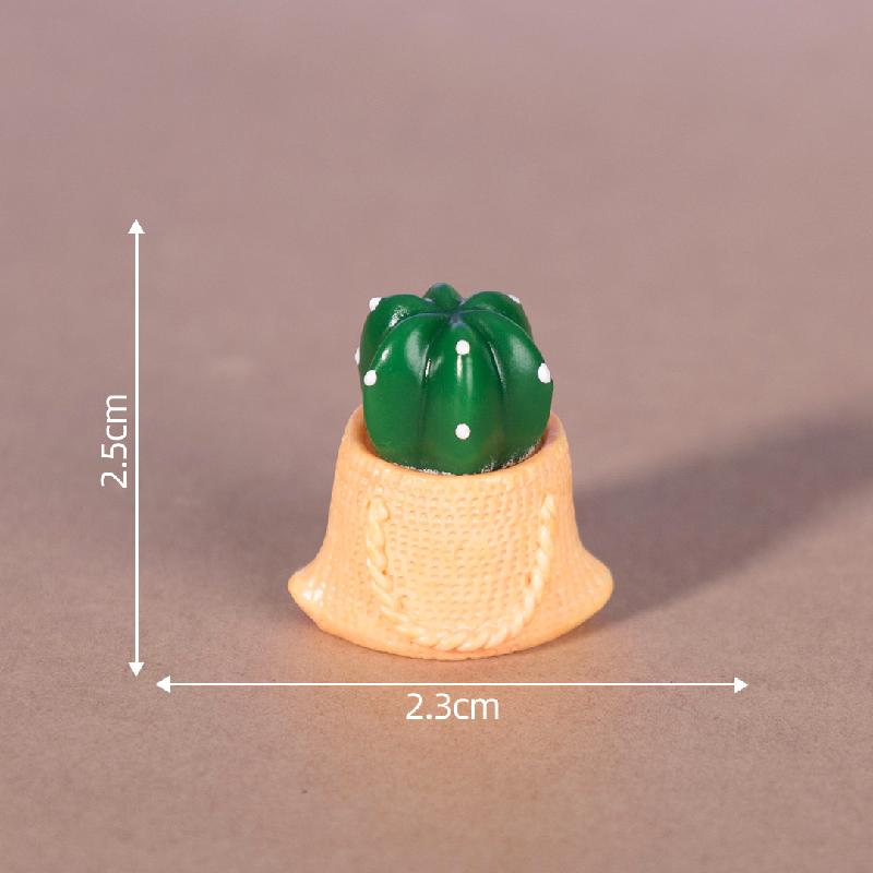 Tiểu cảnh xương rồng treo, cây xanh, búp bê DIY, phụ kiện treo bàn tiểu cảnh mini (ZC-367)