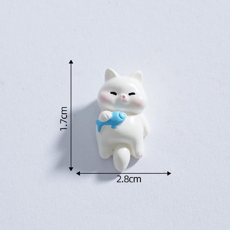Tiểu cảnh mèo con mini, búp bê DIY, phụ kiện treo, bàn xe hơi, tiểu cảnh dễ thương (ZC-143)