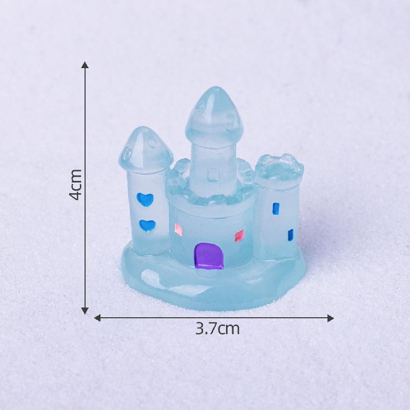 微景观创意梦幻星星月亮城堡蛋糕烘焙 DIY装饰配件迷你桌面小摆件