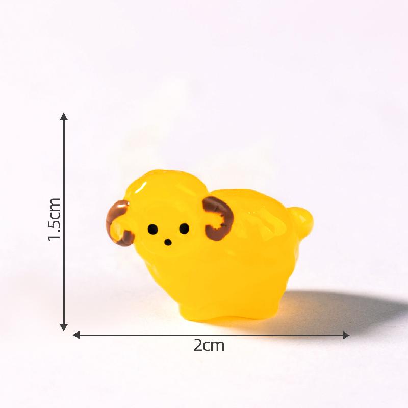 12 con giáp phát sáng – Bộ sưu tập con giáp mini dạ quang, trang trí tiểu cảnh (M-1369)