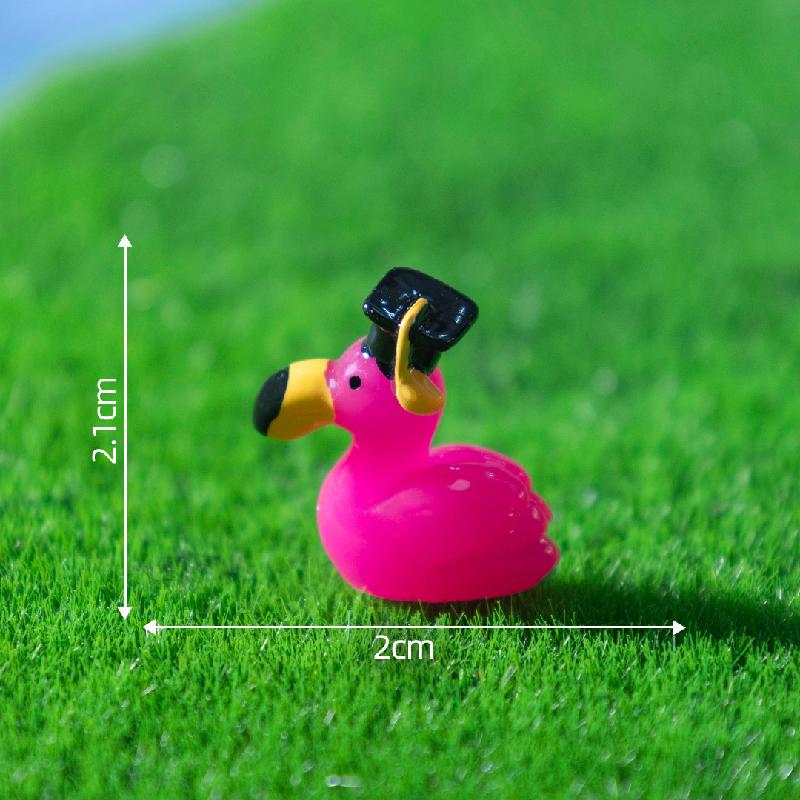 Tiểu cảnh hồng hạc DIY, phụ kiện tiểu cảnh mini garden resin đáng yêu micro landscape (ZC-1345)