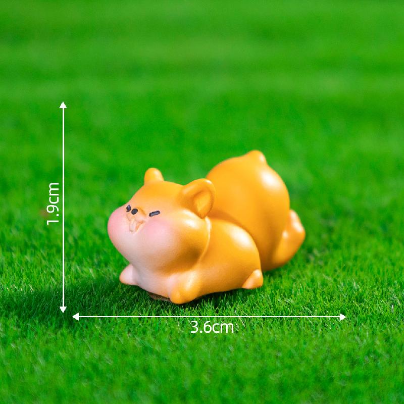 Tiểu cảnh sóc mập DIY, phụ kiện tiểu cảnh mini treo bàn garden đáng yêu, cute (ZC-1102)