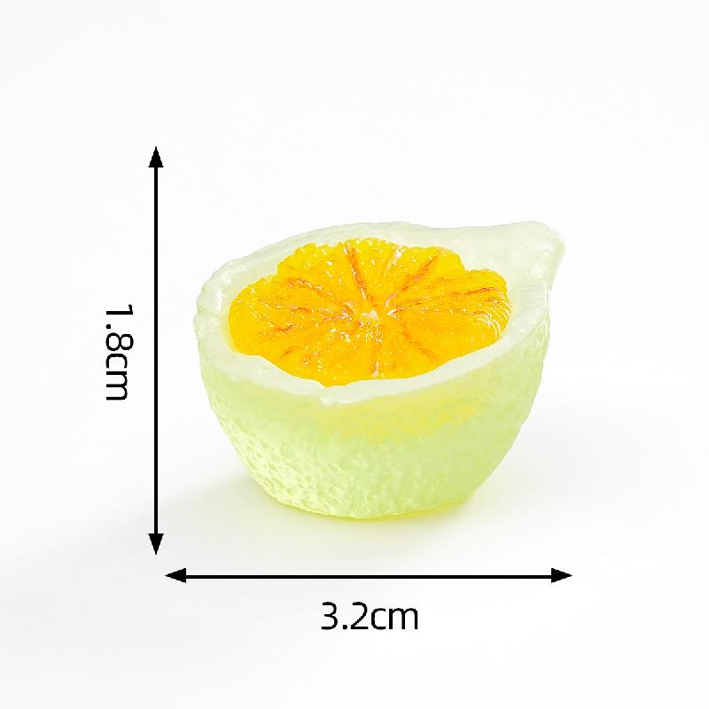 Tiểu cảnh trái cây phát sáng: dưa hấu, thanh long DIY, phụ kiện tiểu cảnh mini (ZC-654)