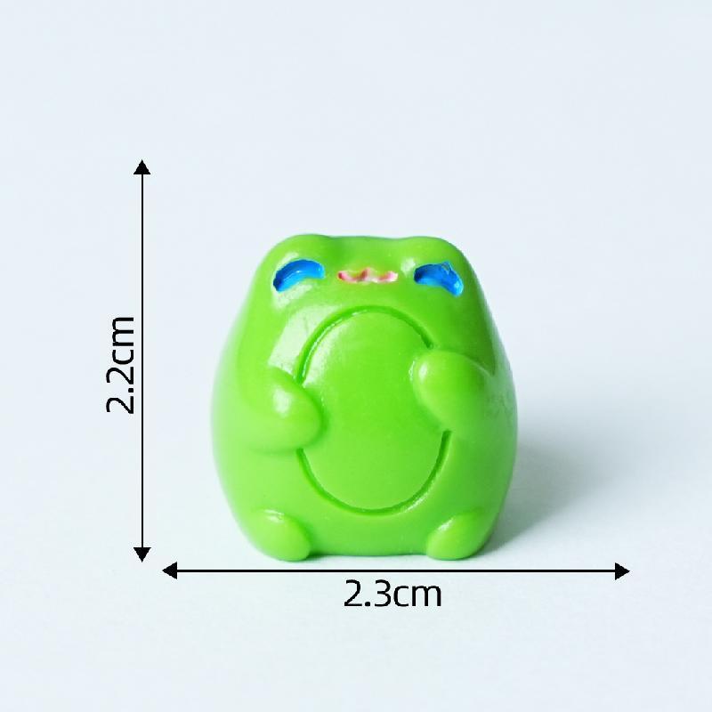 Tiểu cảnh ếch mắt to DIY, phụ kiện tiểu cảnh mini fish tank resin treo bàn garden đáng yêu cute (ZC-1481)