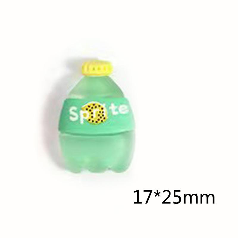 现货 diy仿真芬达雪碧饮料瓶树脂摆件 胸针饰品手机贴片材料