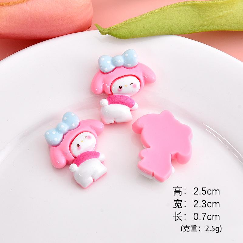 Động vật resin mini, phụ kiện DIY, gương, nam châm tủ lạnh (NX-619)