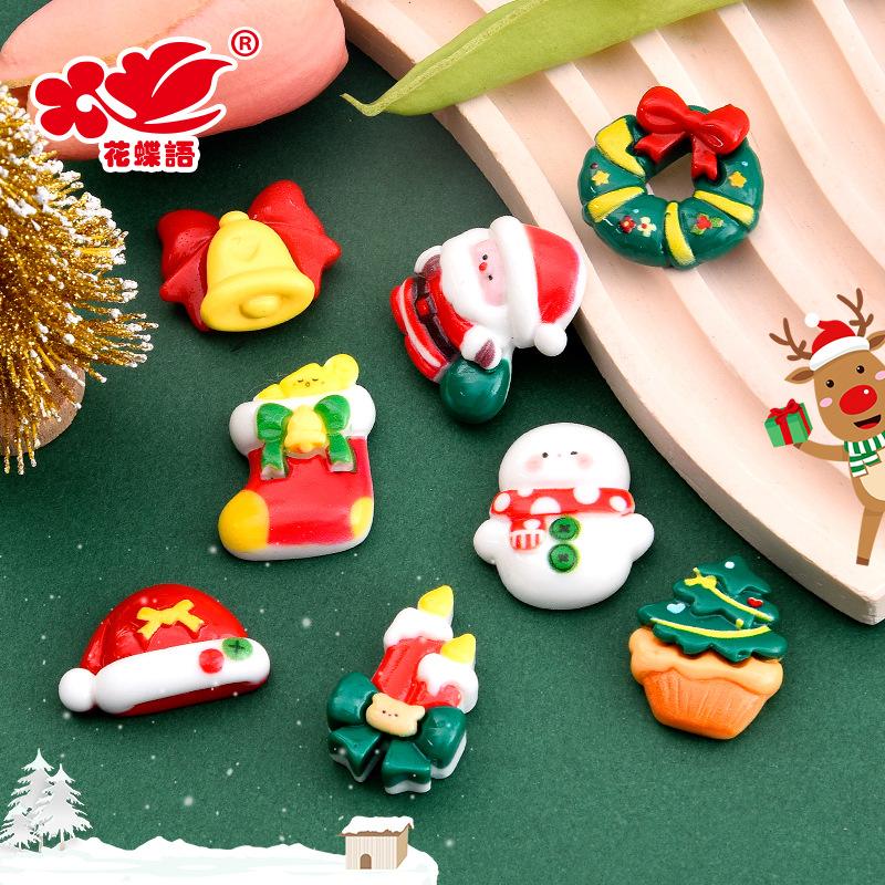 Phụ kiện Noel resin, DIY, kem giả (NX-627)