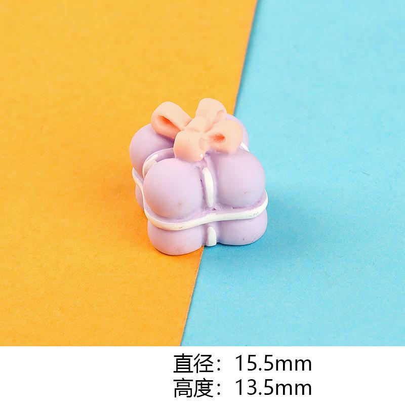 Charm nơ hộp quà DIY trang trí kẹp tóc (FF-139)