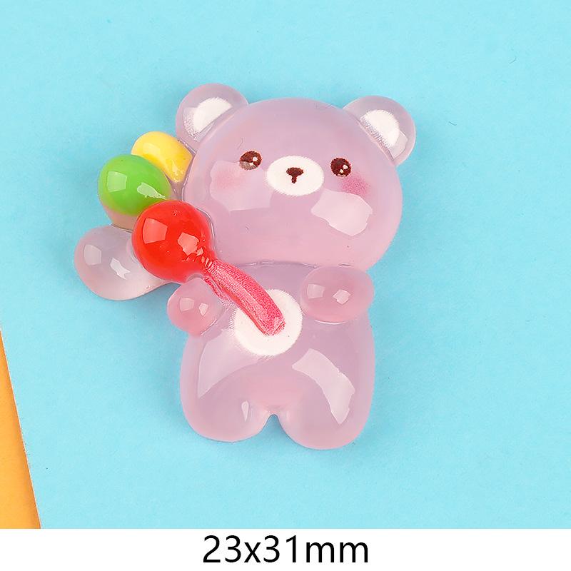 Charm gấu phát sáng DIY trang trí điện thoại (FF-466)
