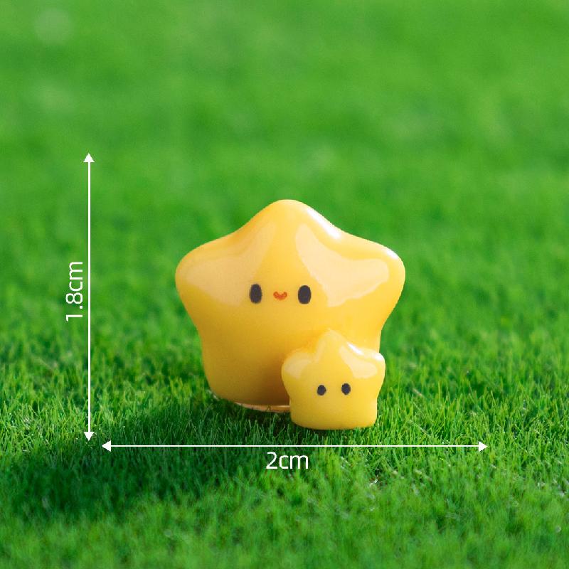 Tiểu cảnh phát sáng, thiên thần nhỏ, sao vàng, DIY, phụ kiện treo mini tiểu cảnh bàn (ZC-134)