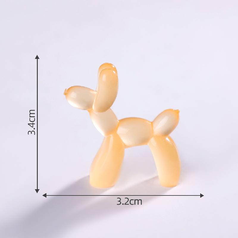 Tiểu cảnh bóng bay cún phát sáng DIY, phụ kiện tiểu cảnh mini treo bàn garden cute (ZC-1129)