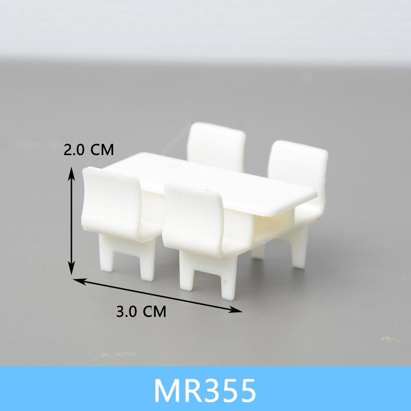 Bộ Bàn Ghế Nội Thất Mini Tỷ Lệ 1:50 (MH-80)