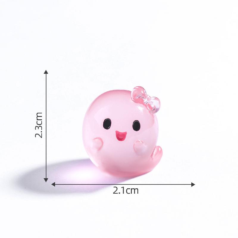 Tiểu cảnh quái vật phát sáng DIY, phụ kiện tiểu cảnh mini resin treo bàn đáng yêu (ZC-1135)