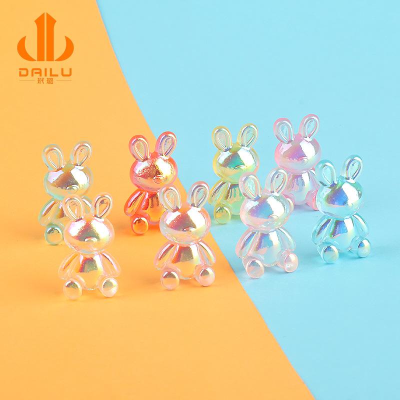 Charm thỏ phát sáng DIY trang trí điện thoại (FF-232)