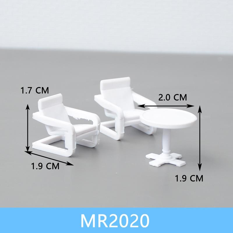 Bộ Bàn Ghế Nội Thất Mini Tỷ Lệ 1:50 (MH-80)