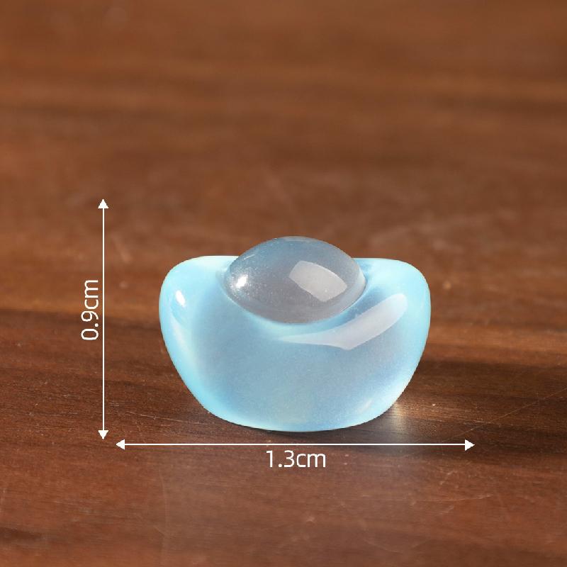 Tiểu cảnh vàng phát sáng, DIY, phụ kiện bàn tiểu cảnh mini đáng yêu (ZC-344)