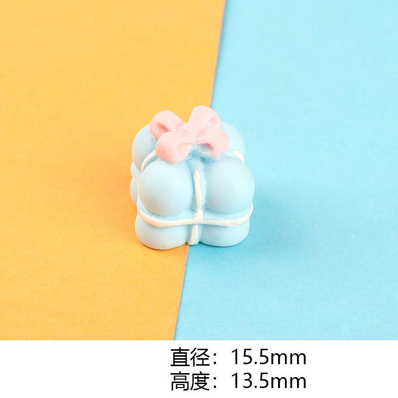 Charm nơ hộp quà DIY trang trí kẹp tóc (FF-139)
