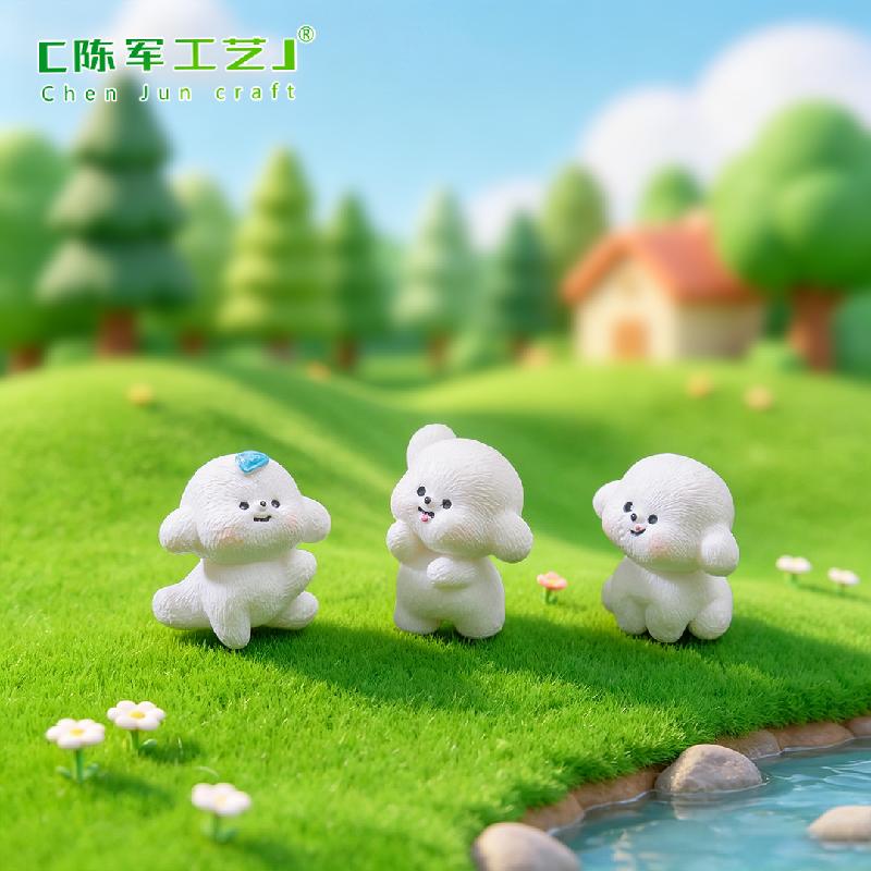 Phụ Kiện Tiểu Cảnh Chó Dễ Thương Hoạt Hình Mini (PK-666)