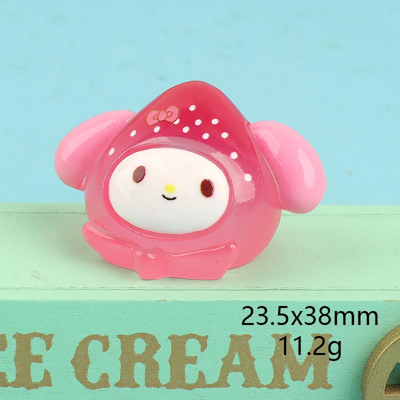 Charm trái cây phát sáng DIY trang trí tóc (FF-411)