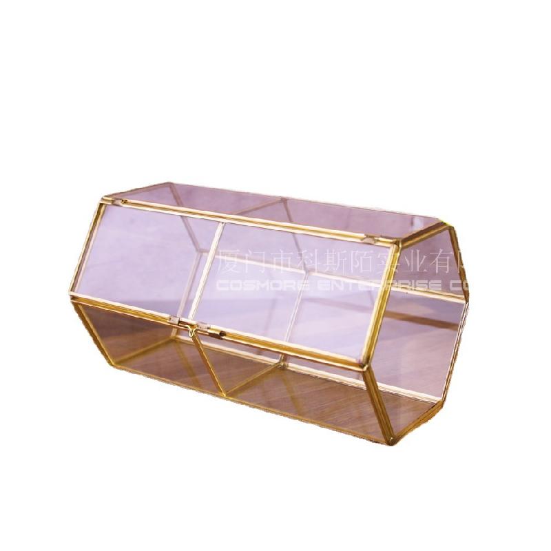 Hộp kính mỹ phẩm 2 tầng chống bụi (DG-142)