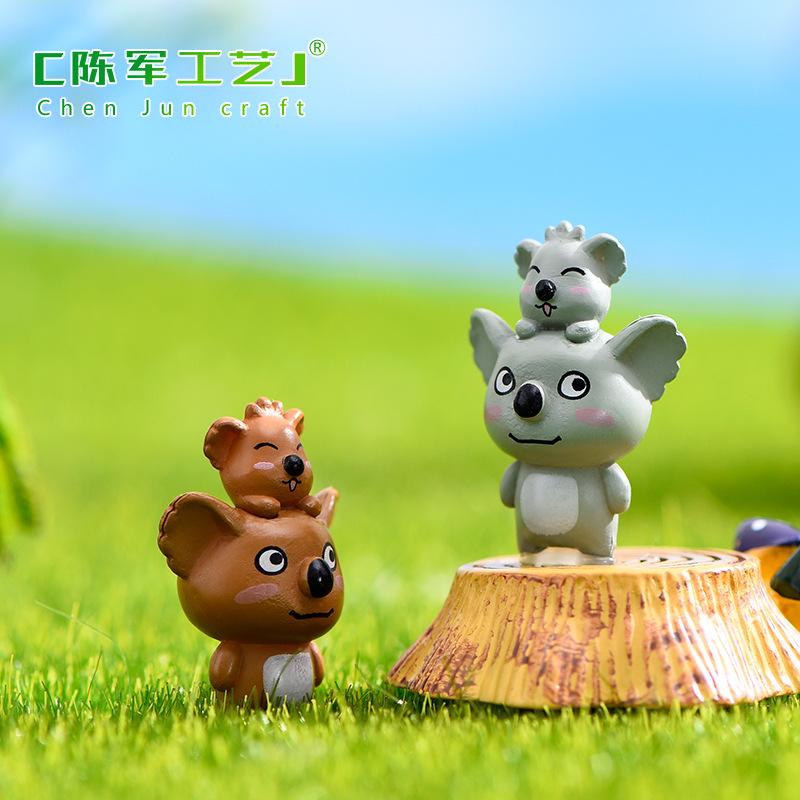 Tiểu cảnh koala dễ thương mini trang trí chậu cây DIY (ZC-1201)