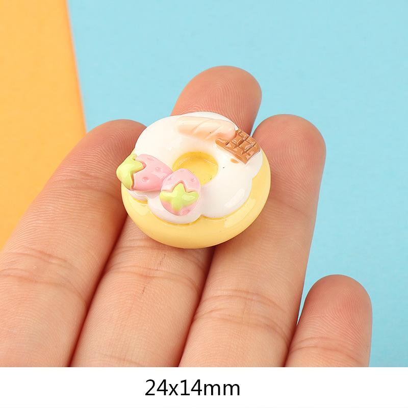 Charm donut sáng bóng DIY trang trí vỏ điện thoại (FF-517)