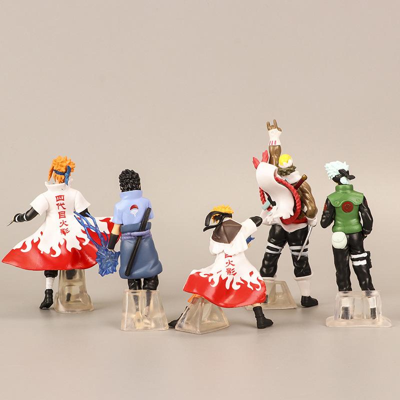 5 Mẫu, đồ chơi tay cầm Fireball: Naruto, Sasuke, Kaka, Shikamaru, Kurabi. ZZ-764