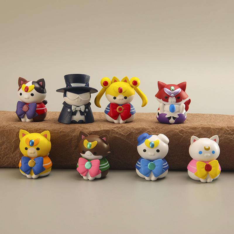 8 bức tranh nữ chiến binh mèo Hoàng Yêu của bộ đồ chơi ZZ-574